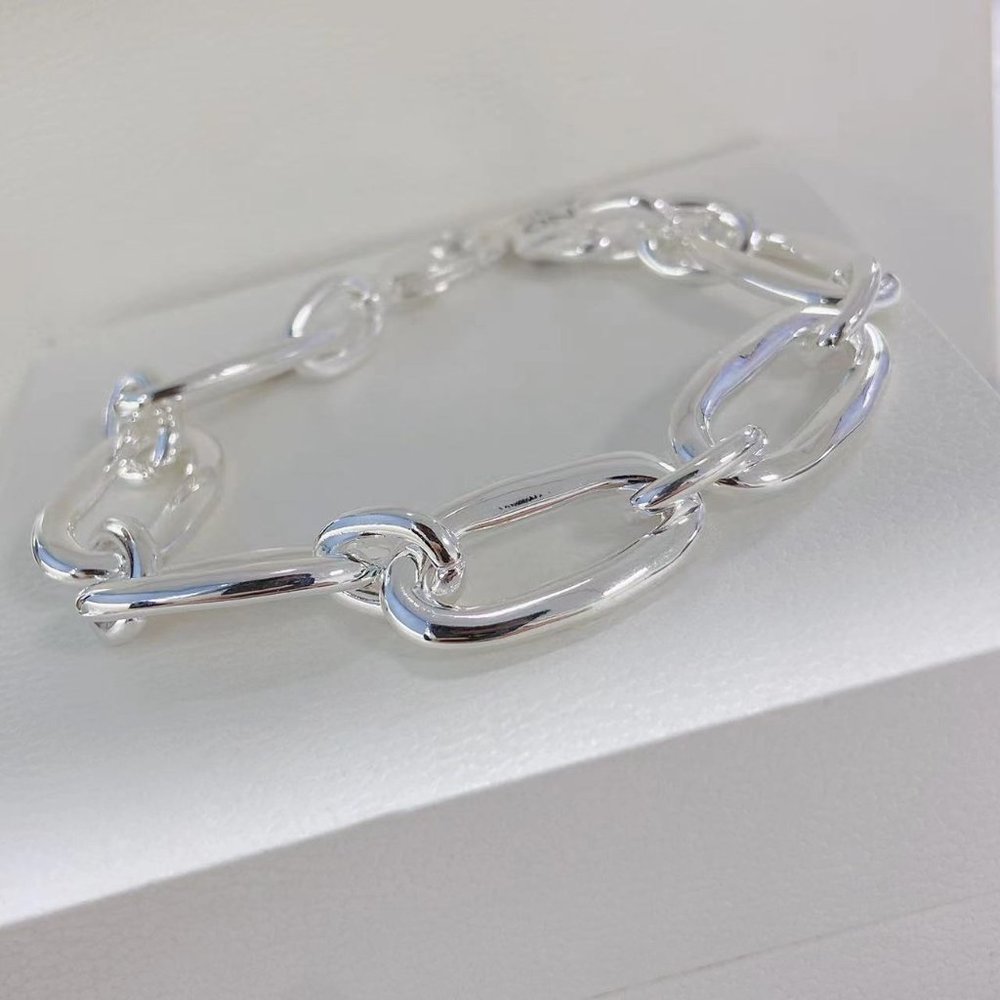 Uno De 50 Silver Awesome Big Links Padlock Bracelet - Picture 4 of 6